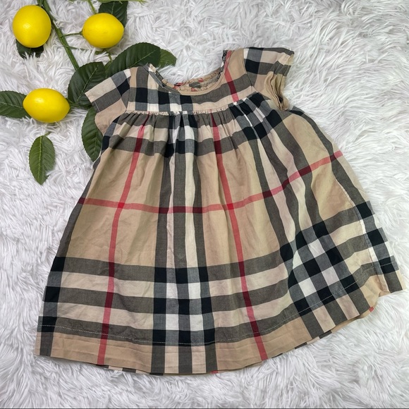 BURBERRY Baby months Plaid Check Dress